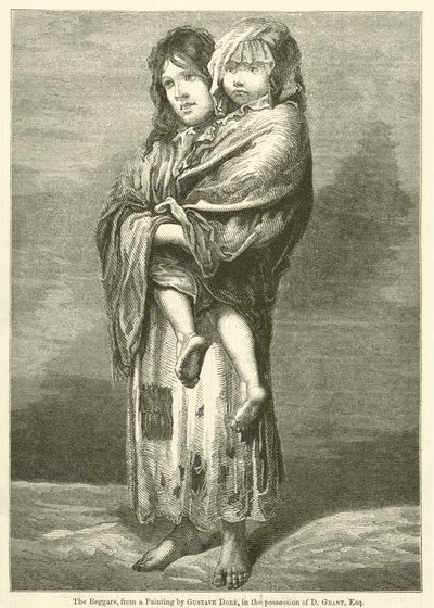 De bedelaars door Gustave after Dore